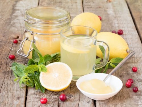 Медово–лимонная вода