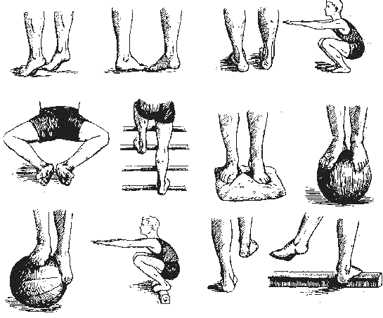 Упражнения при вальгусной деформации ног