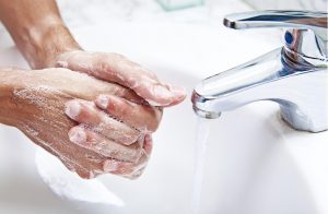 Мытье рук до и после процедуры