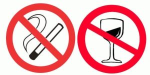 Отказ от курения и алкоголя