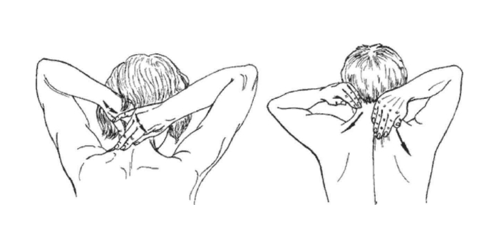 Самомассаж области шеи плеч