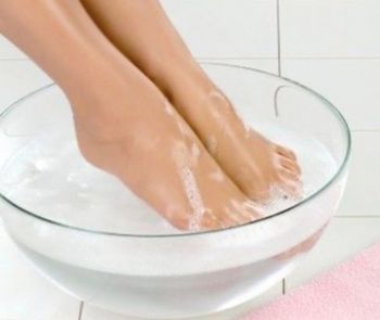 Солевые ванночки для ног при косточке