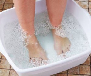 Соляные ванночки для ног